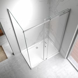 Kabina prysznicowa prostokątna 140x90 szkło 8 mm ZES-KZ22C-120X80