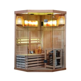 Sauna fińska 2 osobowa wysokotemperaturowa 3,5KW Harvia 120x120 cm Kemi2