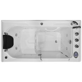 Wanna z hydromasażem dla osób niepełnosprawnych 146x76 cm MO-0301
