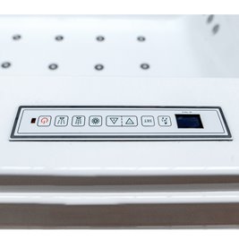 Wanna z hydromasażem prostokątna do zabudowy + obudowa Kalambo WH 190x150 cm