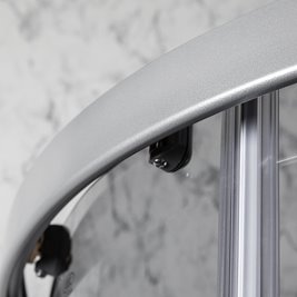 Kabina prysznicowa zabudowa czterościenna z siedziskiem 80x80 Evora Black