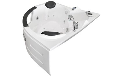 Wanna łazienkowa z hydromasażem Spa narożna 135x135 cm MO-0322