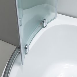 Kabina prysznicowa na głębokim brodziku szkło mrożone 80x80 Maja Hydrosan