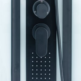 Kabina prysznicowa zabudowana na niskim brodziku kwadratowa 80x80 LISA-80