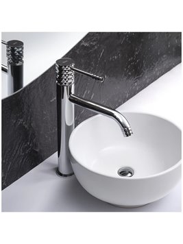 Bateria umywalkowa wysoka Rea Lungo Diamond Chrom