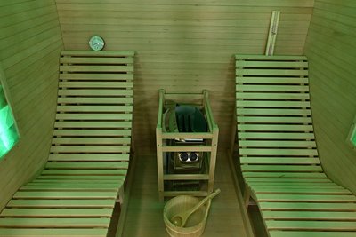 Sauna sucha fińska piec 8 KW Harvia BC80 + kamienie solne 180X180X190CM MO-TS4 Mazur