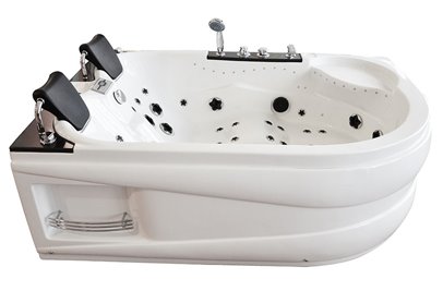 Wanna spa z hydromasażem asymetryczna 180x122 cm MUS-1062 LEWA