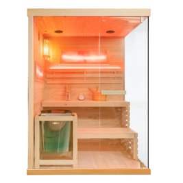 Sauna fińska 4 osobowa wysokotemperaturowa 4,5KW Harvia 140x150 cm Lark3-WD