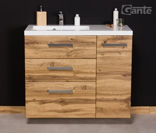 Szafka wisząca z umywalką 90/39/3L seria Fokus NE