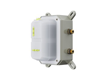 Podtynkowy zestaw prysznicowy termostat z wylewką kolor czarny ZA25TBLW Ango Corsan