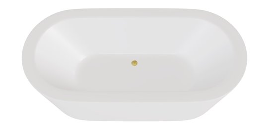 Wanna wolnostojąca Victoria 185 cm syfon złoty Besco