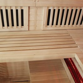 Sauna Combo na podczerwień + fińska 6-osobowa 200x160 cm Helsi2 8KW