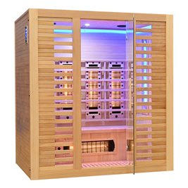 Sauna na podczerwień kamień solny + turmaliny 175X120X190CM MO-RL4ST Infrared Mazur