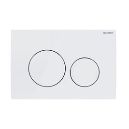 Zestaw podtynkowy stelaż GEBERIT DUOFIX + miska AQUA-WH-03 + przycisk DELTA 20 biały