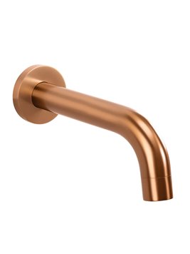 Miedź szczotkowana zestaw wannowo-prysznicowy podtynkowy box Lungo Rea