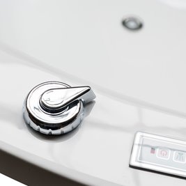 Wanna z hydromasażem okrągła do zabudowy + obudowa 170x170 cm Della 916