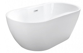 Wanna wolnostojąca korek klik-klak chrom 140 cm Navia Besco