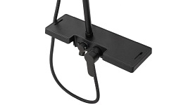 Czarny zestaw natryskowy Vigo Black Mat Rea