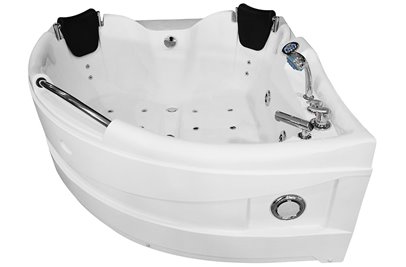 Wanna łazienkowa Spa z hydromasażem narożna 150x150 cm MO-0311