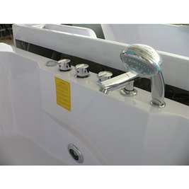 Wanna z hydromasażem asymetryczna Carmen 631 L 180x120