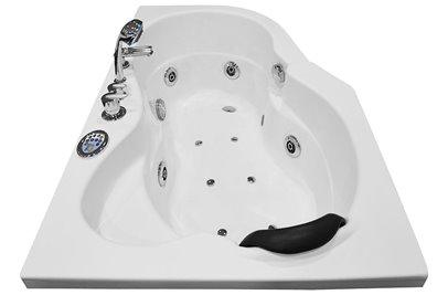 Wanna z hydromasażem asymetryczna 150x92 cm MO-0207