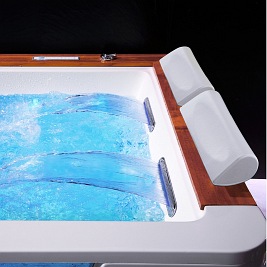 Dwuosobowa wanna z hydromasażem 192x131 Zefir Hydrosan