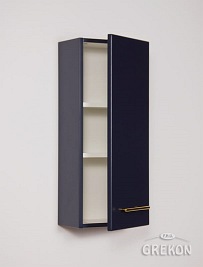 Szafka wisząca niska granatowy mat 30x72 cm Belli Gold Gante