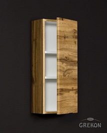 Szafka łazienkowa wisząca dąb naturalny 30x72 cm Victa Gante