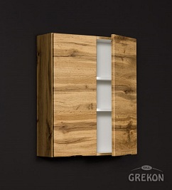 Szafka łazienkowa wisząca dąb naturalny 60x72 cm Victa Gante