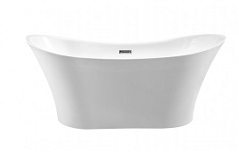 Wanna wolnostojąca 170 cm korek klik-klak chrom Amber Besco