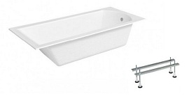 Wanna prostokątna do zabudowy Shea Slim Besco 140 cm