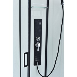 Kabina prysznicowa z hydromasażem niski brodzik 90x90 WSH-312B