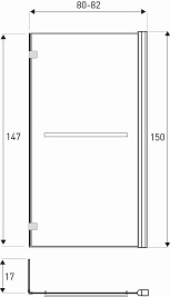 Parawan nawannowy ruchomy Cristal 21 Kerra