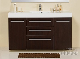 Szafka z umywalką 140/50/C3 seria Fokus Wenge Mat