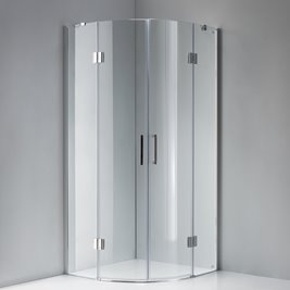 Kabina prysznicowa półokrągła 90x90 drzwi uchylne KZ92B
