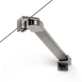 Stalowa szczotkowana kabina prysznicowa prostokątna 100x80 K-2156 New Soleo Gunmetal Brushed New Trendy