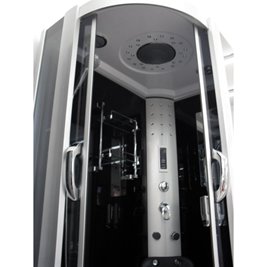 Kabina prysznicowa z hydromasażem i sauną parową 120x85 lewa MO-09912LS