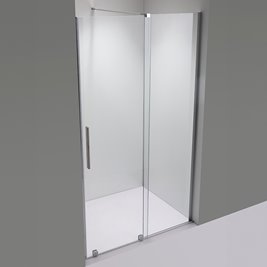 Drzwi prysznicowe rozsuwane szkło 8 mm 120 cm ASTRA-CH-A-120 zestaw