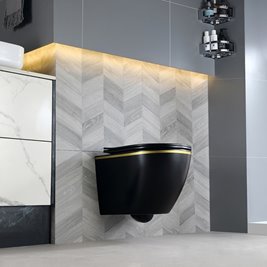 Zestaw podtynkowy stelaż GEBERIT DUOFIX + miska PEAK-MTB-GL-RIM-03 + przycisk DELTA 30 chrom