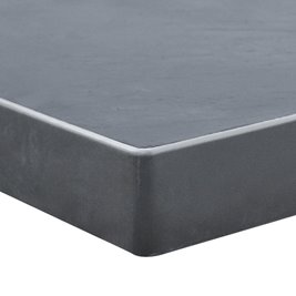 Szary brodzik prysznicowy kwadratowy o strukturze kamienia 90x90 cm Riko Hydrosan