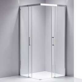 Kabina prysznicowa kwadratowa 90x90 drzwi rozsuwane KZ90B