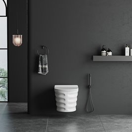 Zestaw podtynkowy stelaż GEBERIT DUOFIX + miska SKAL-WH-RIM-03 + przycisk DELTA 20 chrom