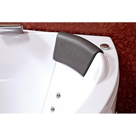 Wanna z hydromasażem narożna podgrzewacz wody 140x140 Flores 601