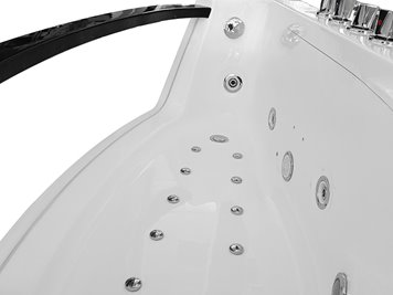Wanna spa z hydromasażem narożna 170x85 cm MO-0076 PRAWA