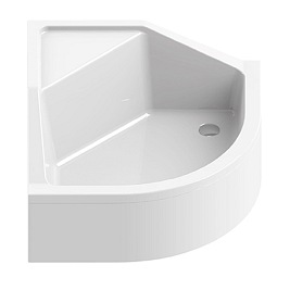 Brodzik półokrągły 80x80 Angus B-0361 New Trendy