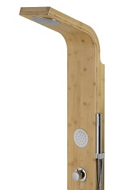 Bali Corsan panel natryskowy bambusowy chrom bateria termostat B-231