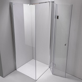 Kabina prysznicowa drzwi składane pojedyncze kwadratowa 80x80 KZ1180A