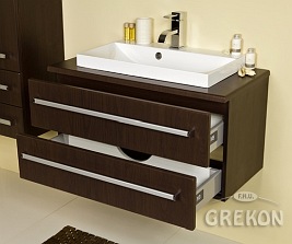 Szafka z umywalką 80/39/2 FKS seria Fokus Wenge Mat