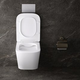 Biała miska wc wisząca Rimless 4.0 AQUA-WH-03 Hydrosan