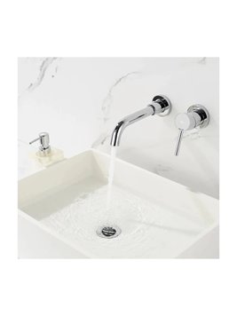 Bateria umywalkowa podtynkowa box Rea Lungo Long chrom